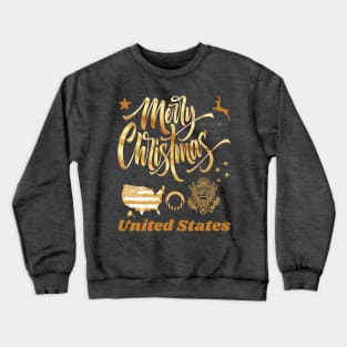 Merry Christmas United States Crewneck Sweatshirt